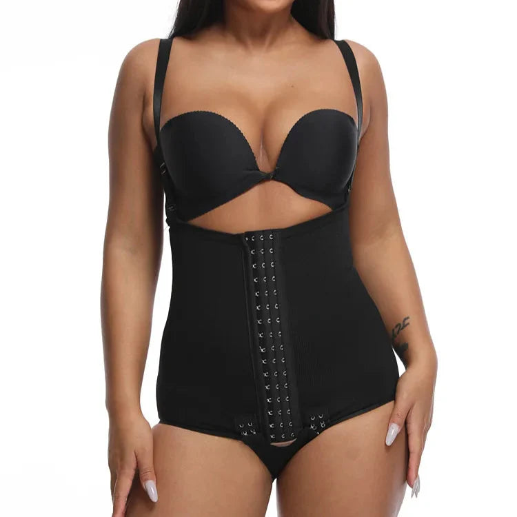 Adjustable Strap Figure-Shaping Bodysuit