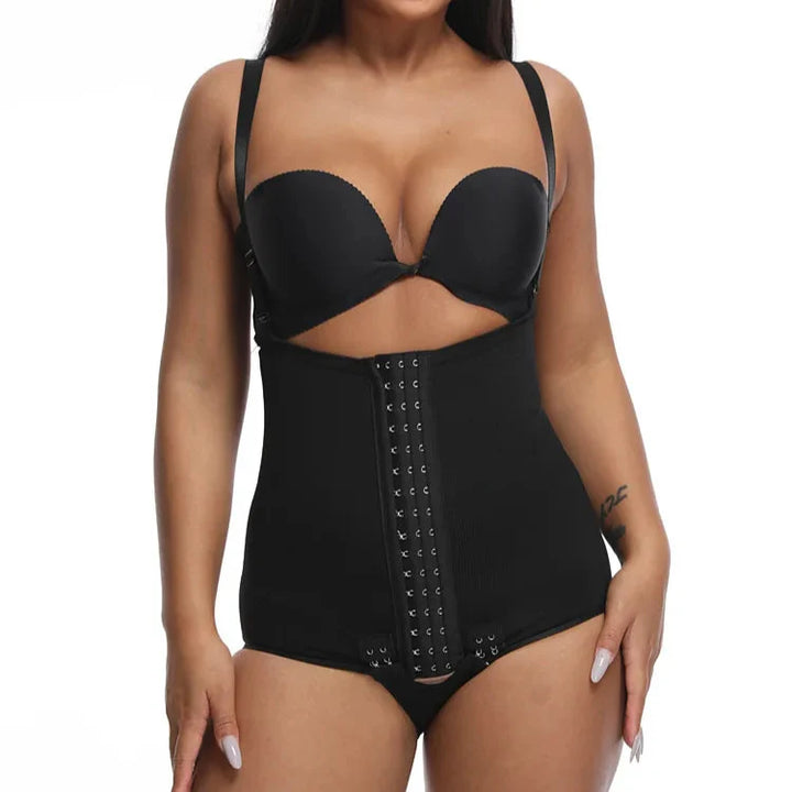 Adjustable Strap Figure-Shaping Bodysuit