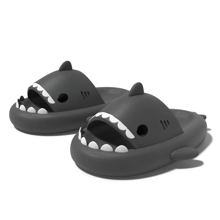 Ergonomic Thick-Sole Shark Slippers