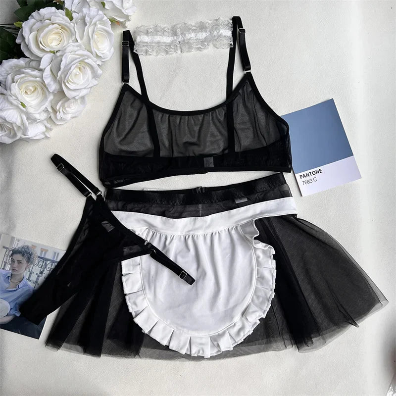 Elegant Lightweight Eye-Catching Maid Costume