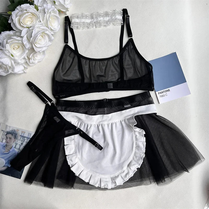 Elegant Lightweight Eye-Catching Maid Costume