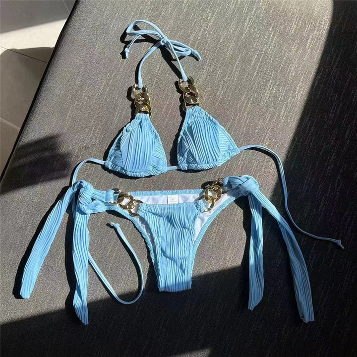 Two-Piece Bikini Set Adjustable Generous Fit