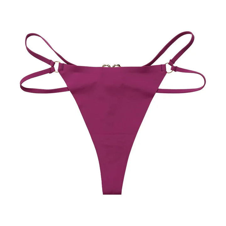 Smooth Decorative Heart Figure-Flattering Thong