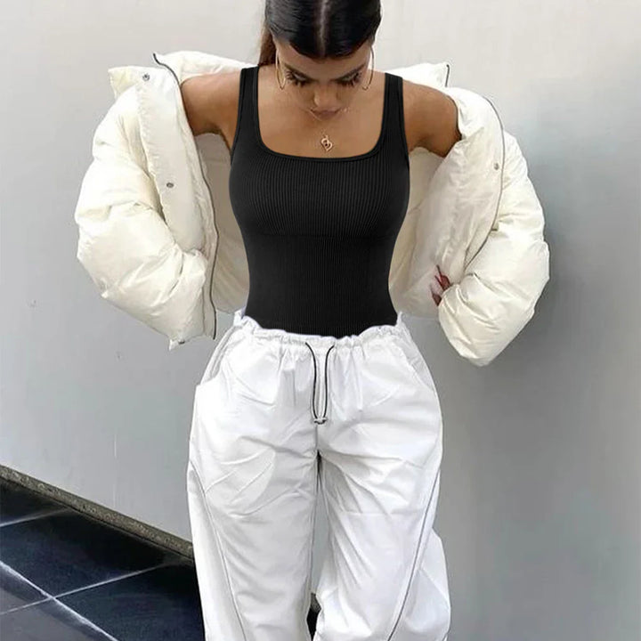 Ribbed Soft Everyday Figure-Shaping Bodysuit