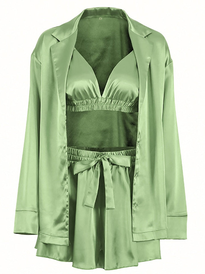 Satin Sleep Set Adjustable Elegant