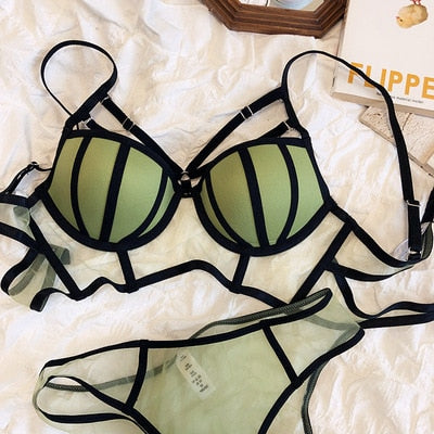 Push-Up Lingerie Set Decorative Straps