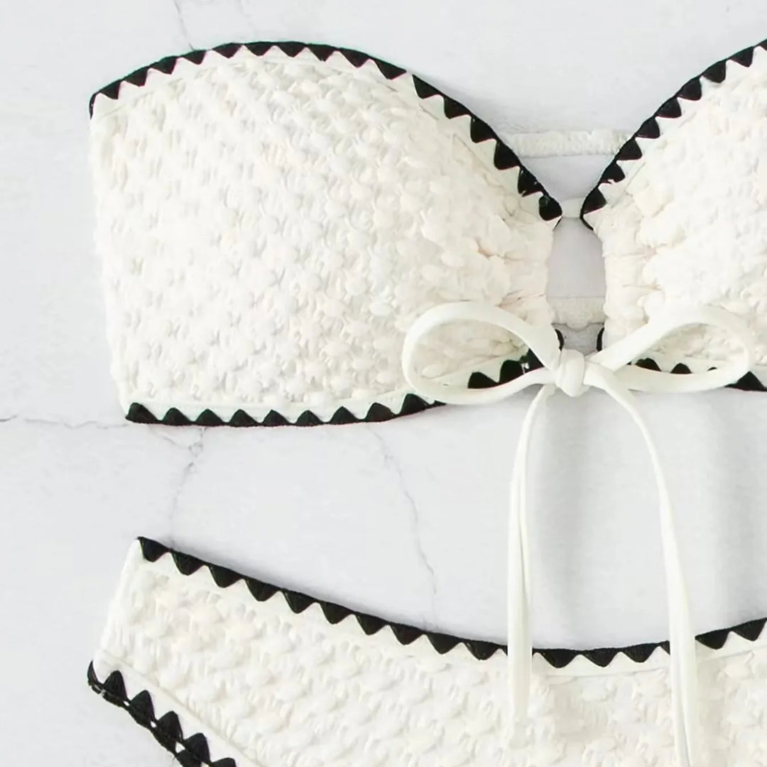 Bandeau Strapless High-Comfort Two-Piece Swimsuit