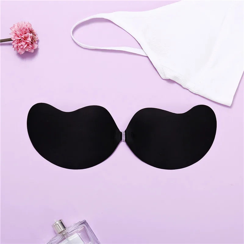 Reusable Adhesive Seamless Strapless Bra
