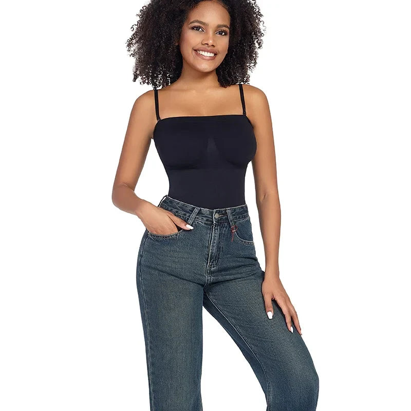 Detachable Strap Shaping Bodysuit