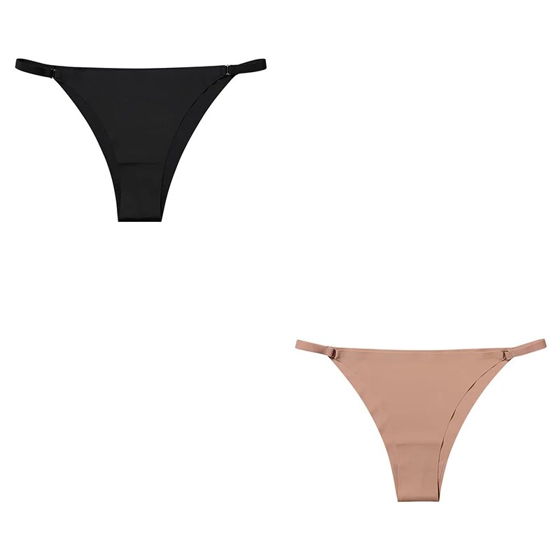 2-Pack Seamless Smooth Thong Set