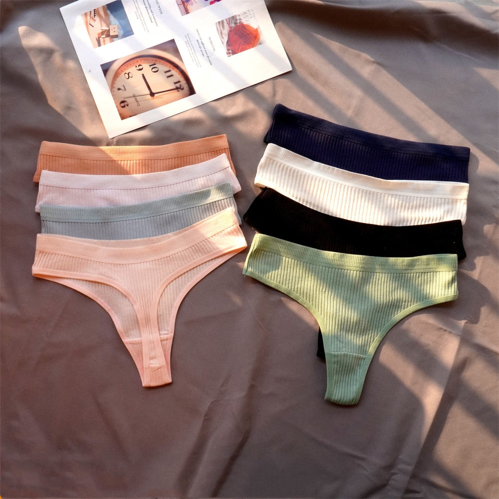 Cotton Thong 3-Pack Low-Rise Soft