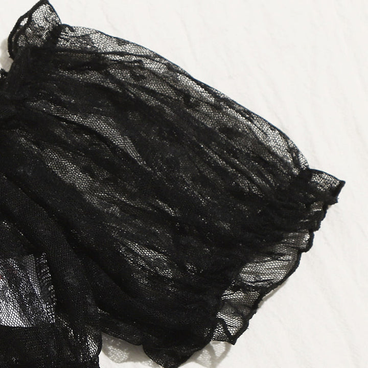 Mesh Lace Lingerie Set Adjustable