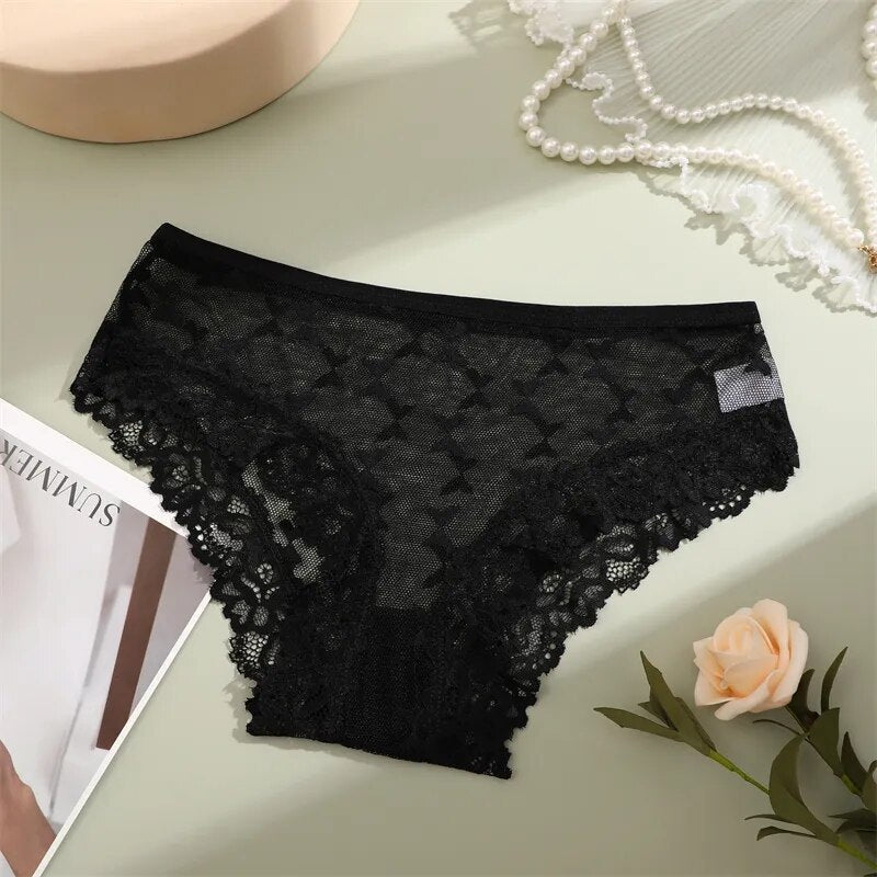 Lace-Trim Soft Figure-Flattering Briefs