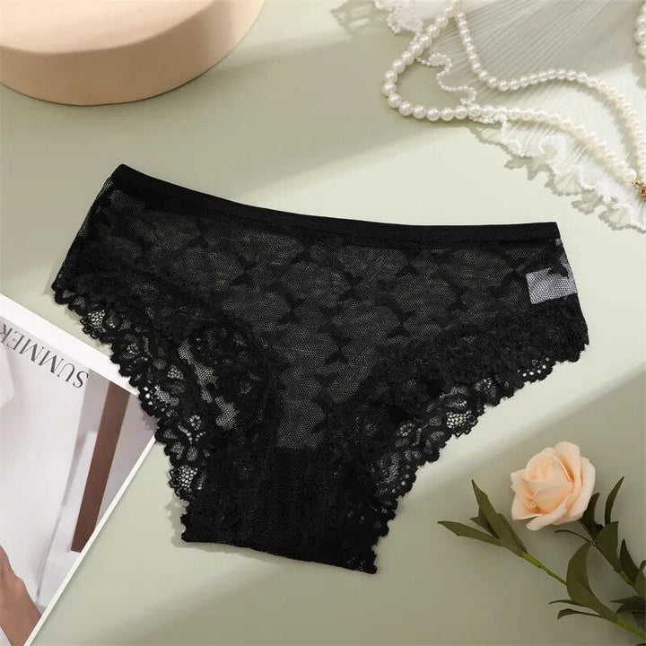 Lace-Trim Soft Figure-Flattering Briefs
