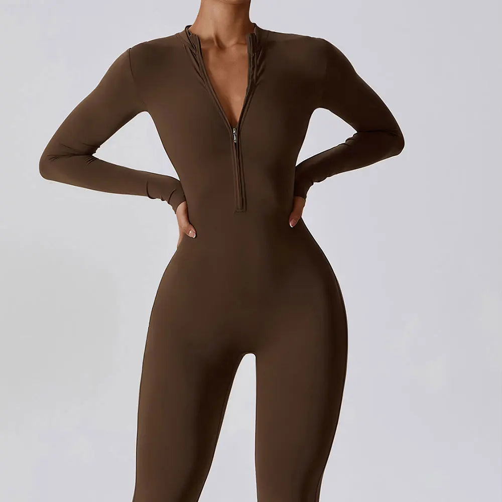 Fitted Stretch Sport Jumpsuit