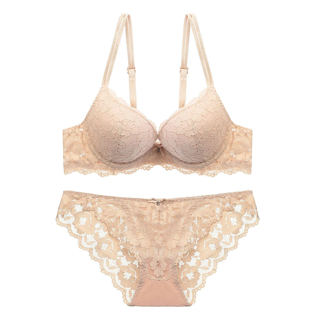 Push-Up Shaping Lace Lingerie Set