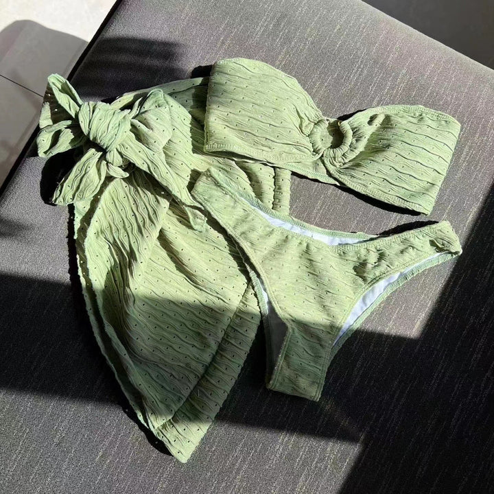 One-Piece Lingerie with Skirt Adjustable