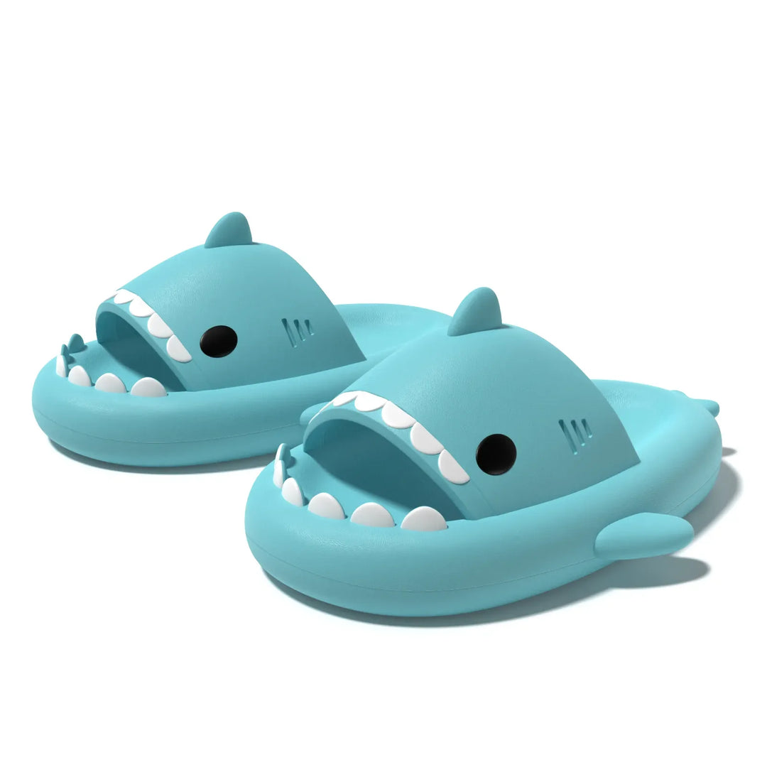 Ergonomic Thick-Sole Shark Slippers