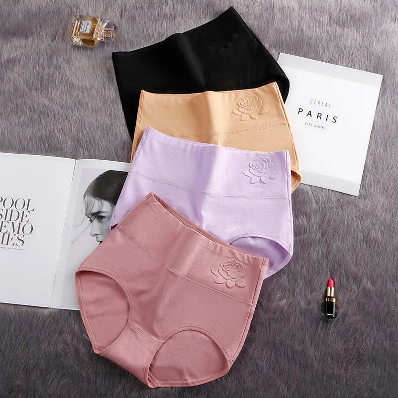 High-Waist Fitted Plus-Size Briefs