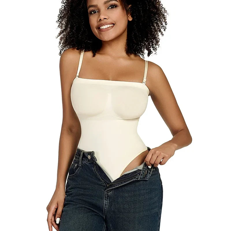 Detachable Strap Shaping Bodysuit