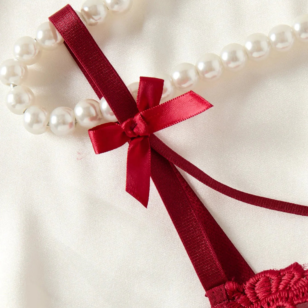 Embroidered Adjustable Knee-Length Nightgown