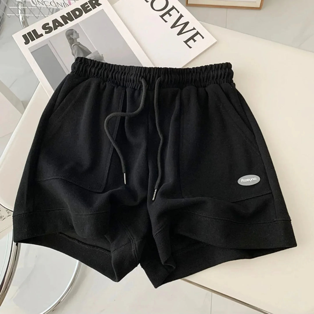 Loose Drawstring Wide-Leg Women&