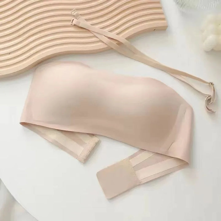 Seamless Push Up Tube Bra