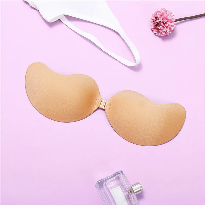 Reusable Adhesive Seamless Strapless Bra