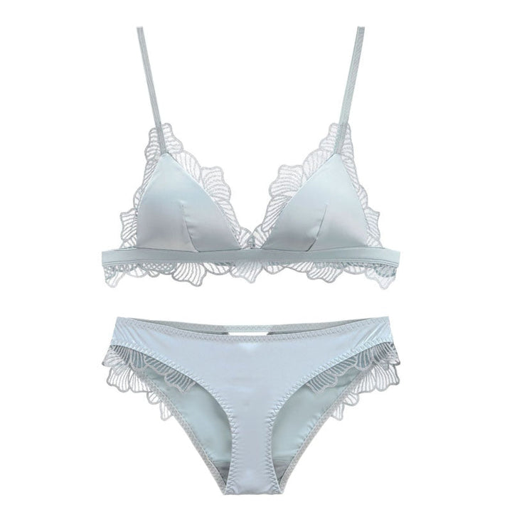 Satin Lingerie Set Decorative Flattering