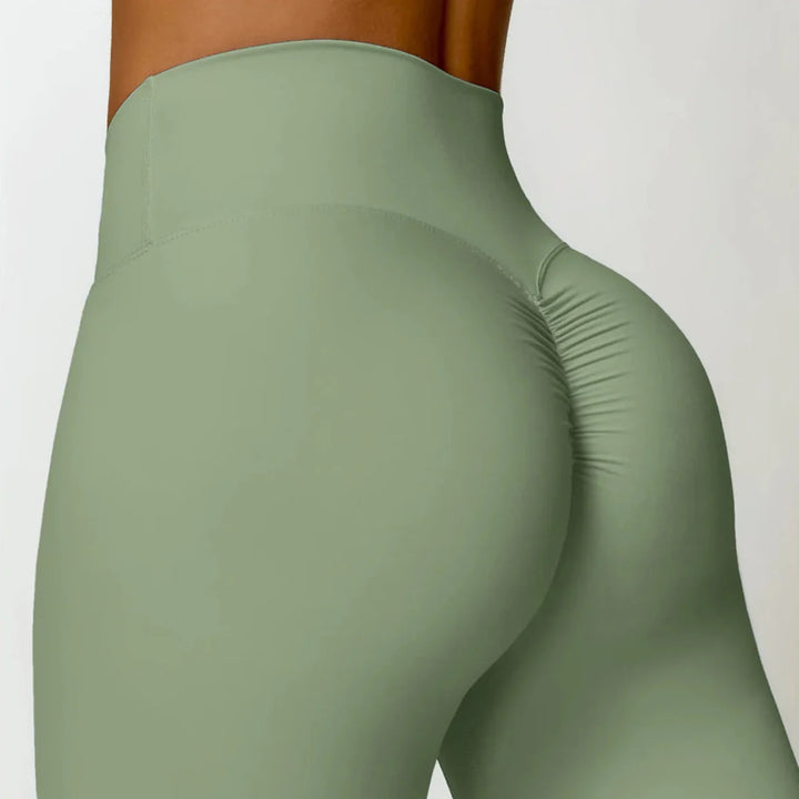 Long-Sleeve Top and High-Waist Leggings Sport Set