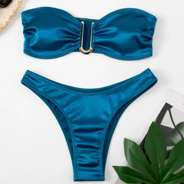 High-Cut Figure-Flattering Bikini