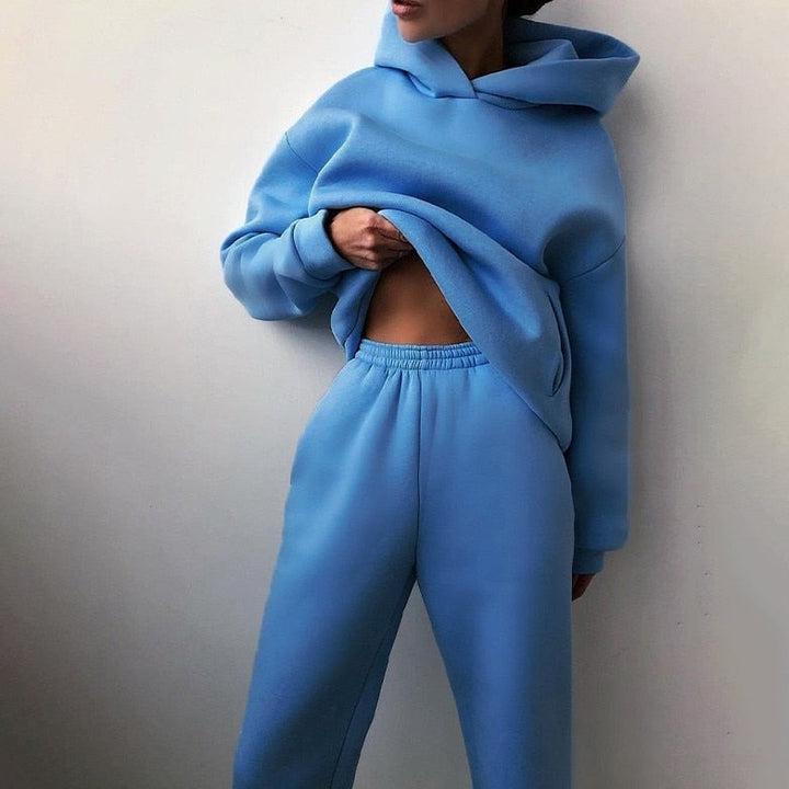 Relaxed Sweatshirt Tracksuit Set