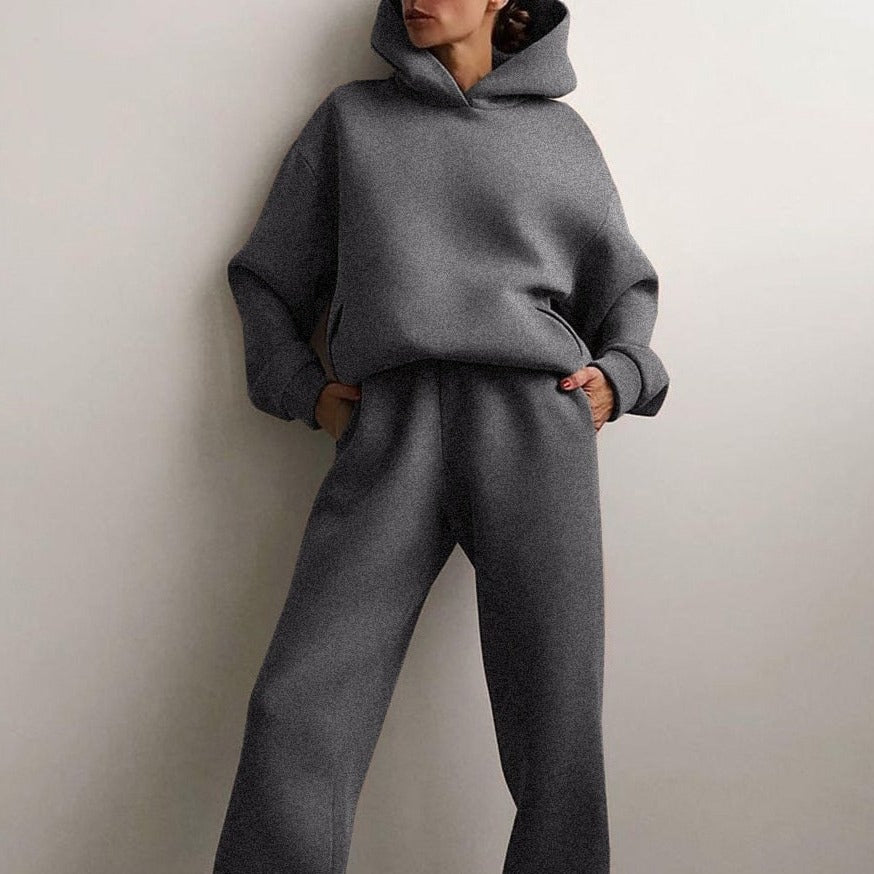 Relaxed Sweatshirt Tracksuit Set