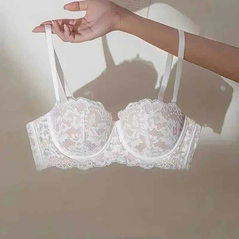 Lace Push-Up Adjustable Decorative Bra