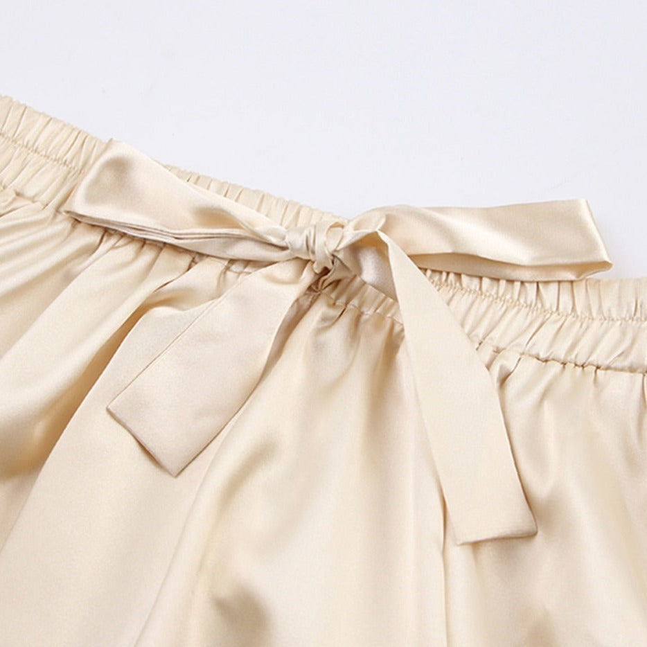 Satin Sleep Set Adjustable Elegant