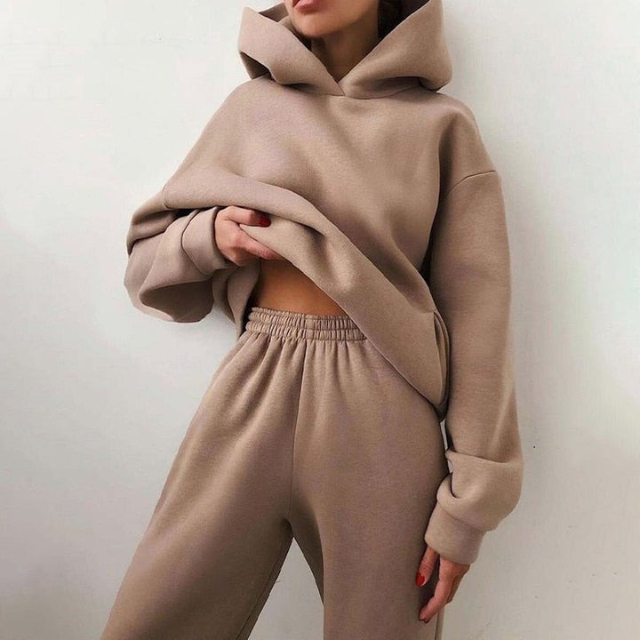 Relaxed Sweatshirt Tracksuit Set