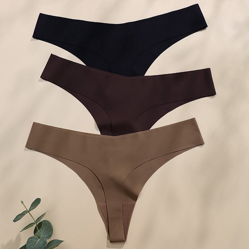 Seamless Satin Adjustable Lingerie Set