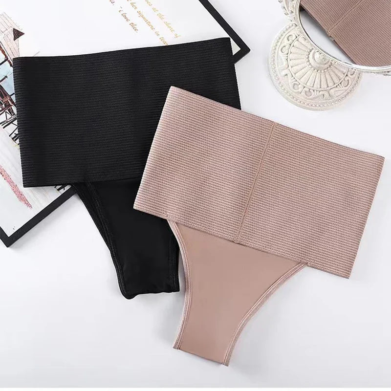 Breathable High-Waist Shaping Briefs