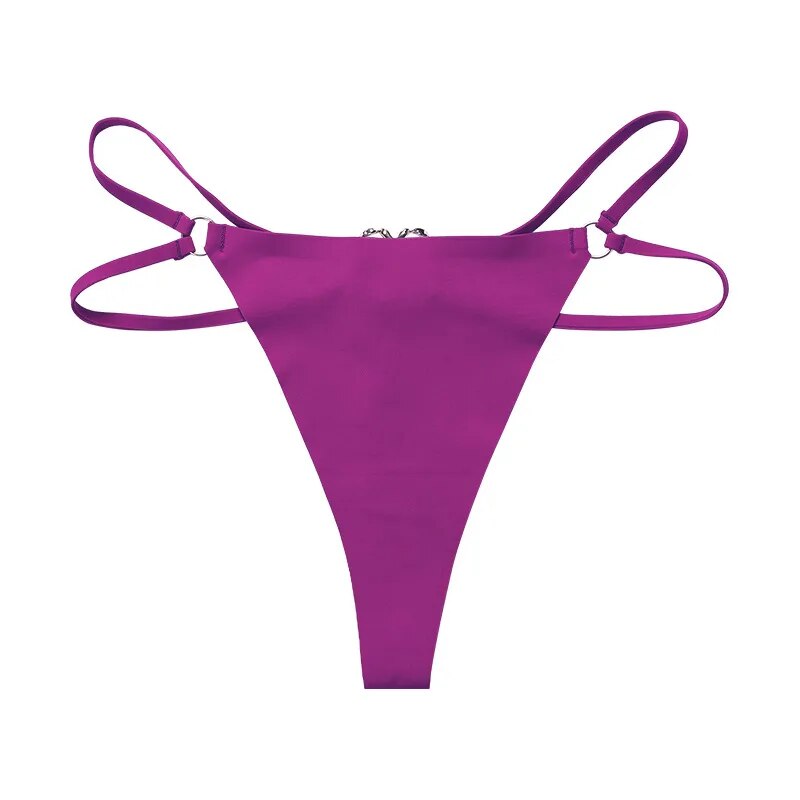 Smooth Decorative Heart Figure-Flattering Thong