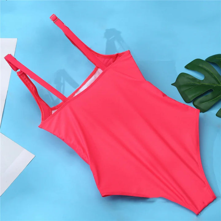 Adjustable Figure-Flattering One-Piece Swimsuit