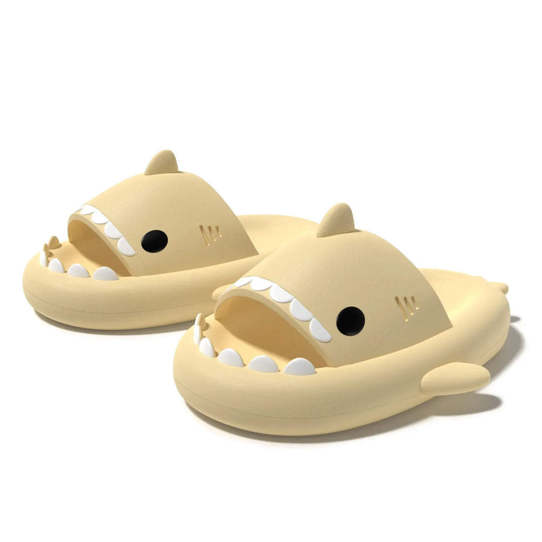 Ergonomic Thick-Sole Shark Slippers