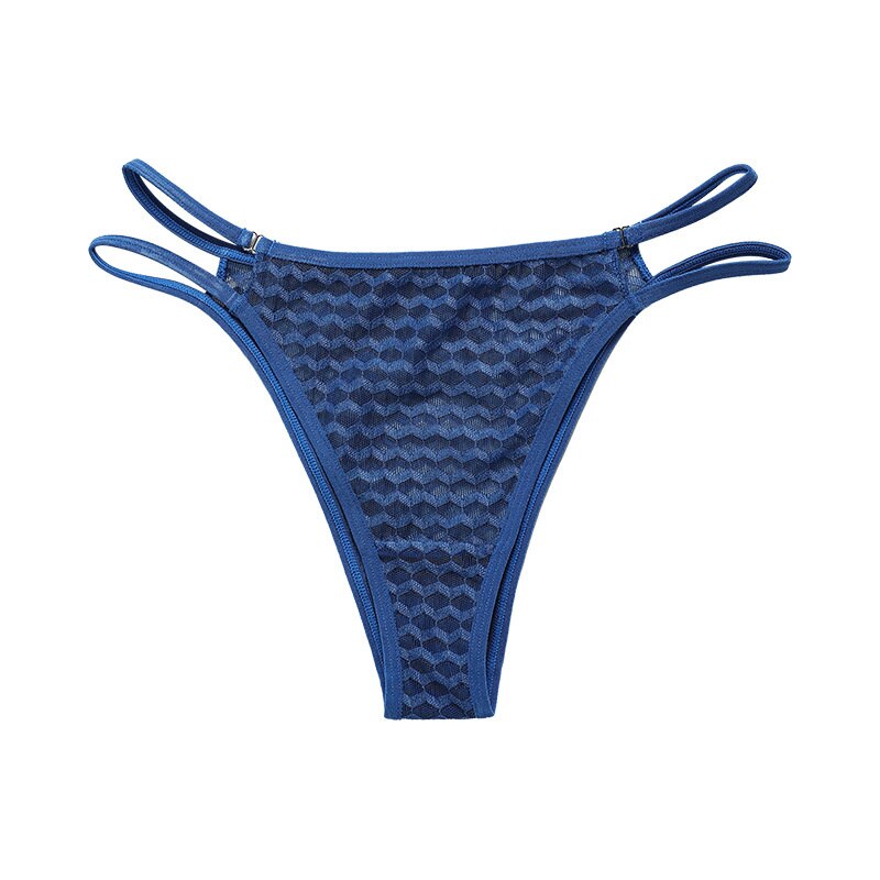 Lace-Trim Stretch Thong with Low-Rise Waist