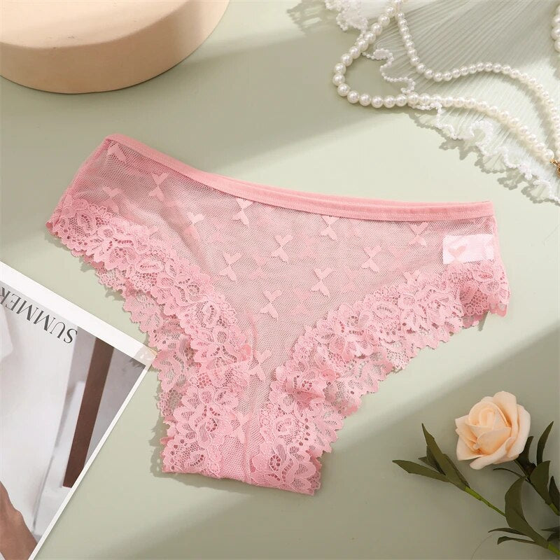 Lace-Trim Soft Figure-Flattering Briefs
