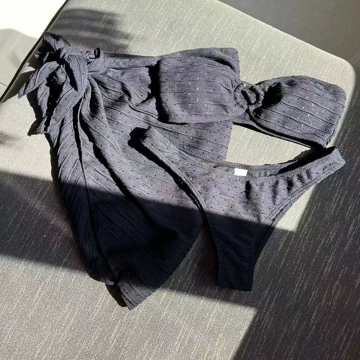 One-Piece Lingerie with Skirt Adjustable