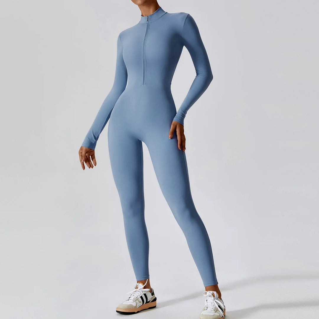 Fitted Stretch Sport Jumpsuit