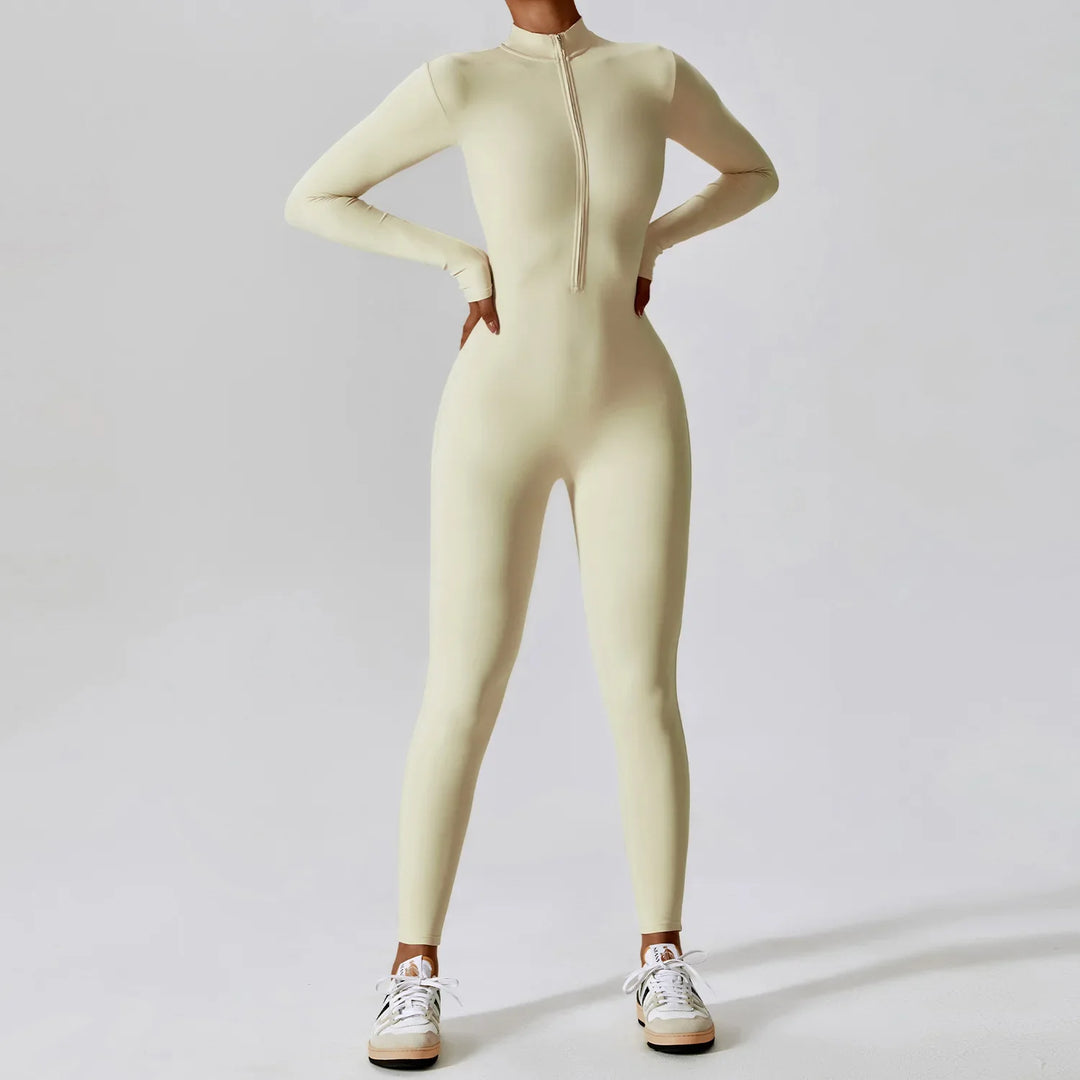 Fitted Stretch Sport Jumpsuit