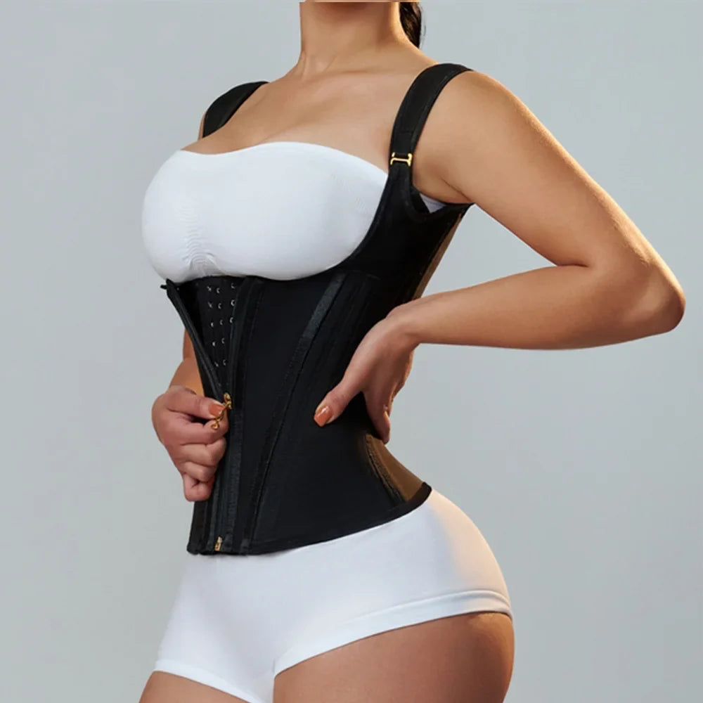 Double Adjustable Strap Plus-Size Waist Corset