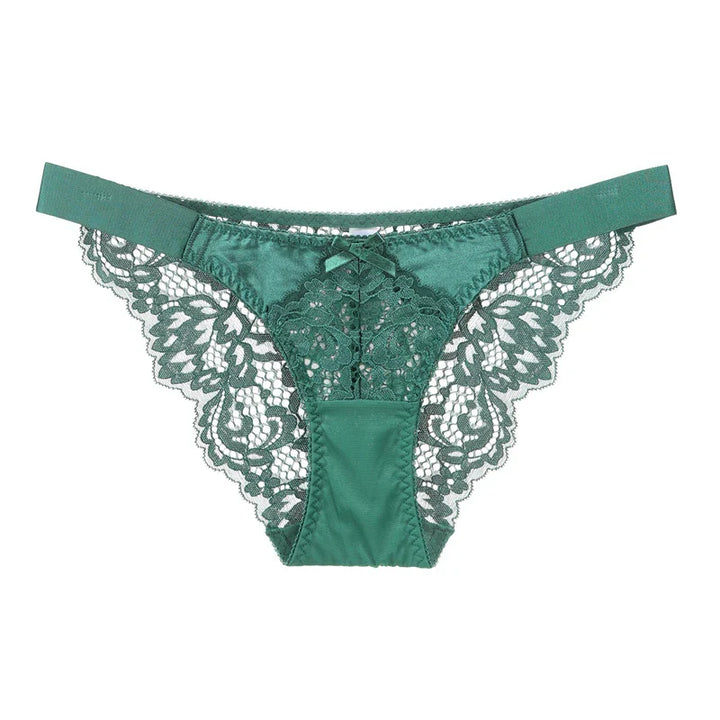 Lace Push-Up Triangle Bra and Brief Set