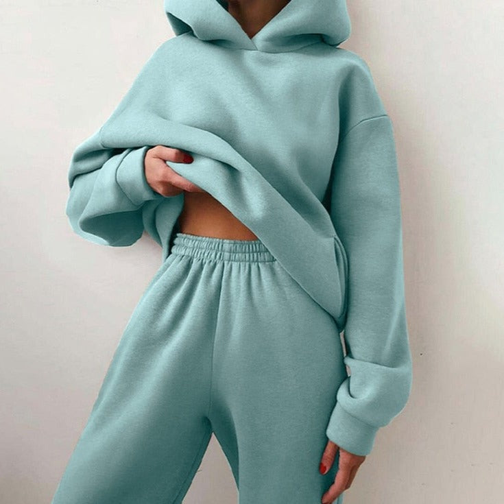 Relaxed Sweatshirt Tracksuit Set