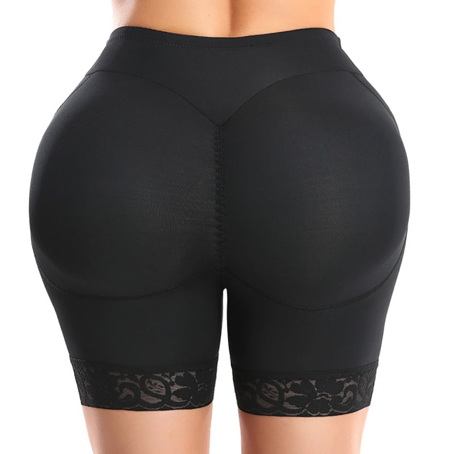 Push-Up Lace-Trim Shaping Bodysuit